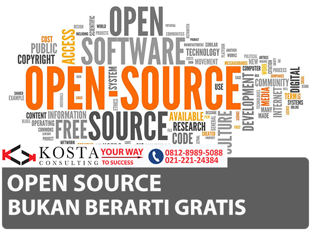 open source bukan berarti gratis, software license, freeware, free, software erp, idempiere, kosta-consulting, erp indonesia, idempiere