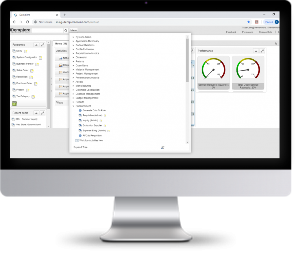erp idempiere