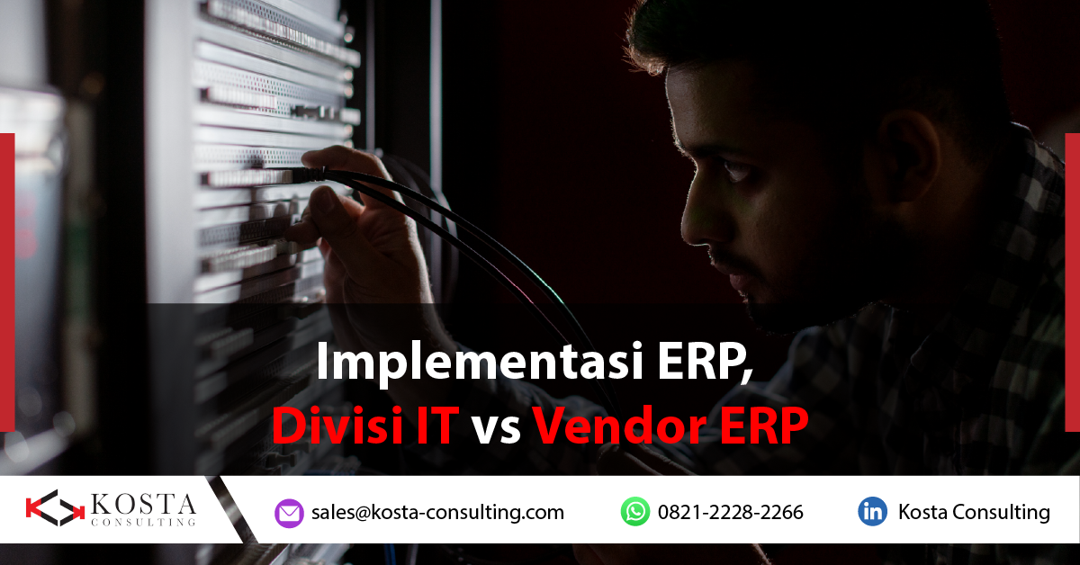 Implementasi ERP, Divisi IT vs Vendor ERP