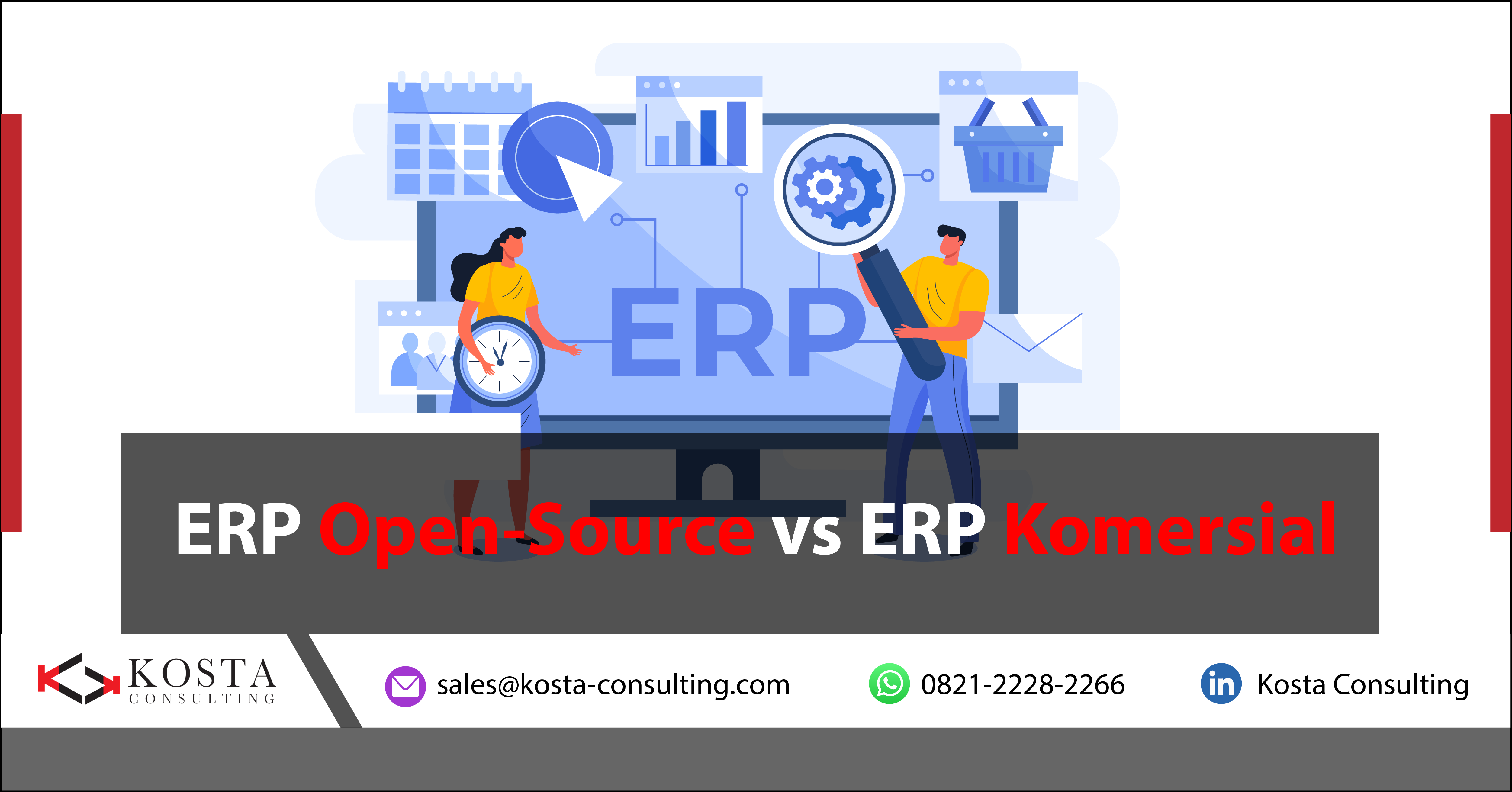 ERP Open-Source vs ERP Komersial