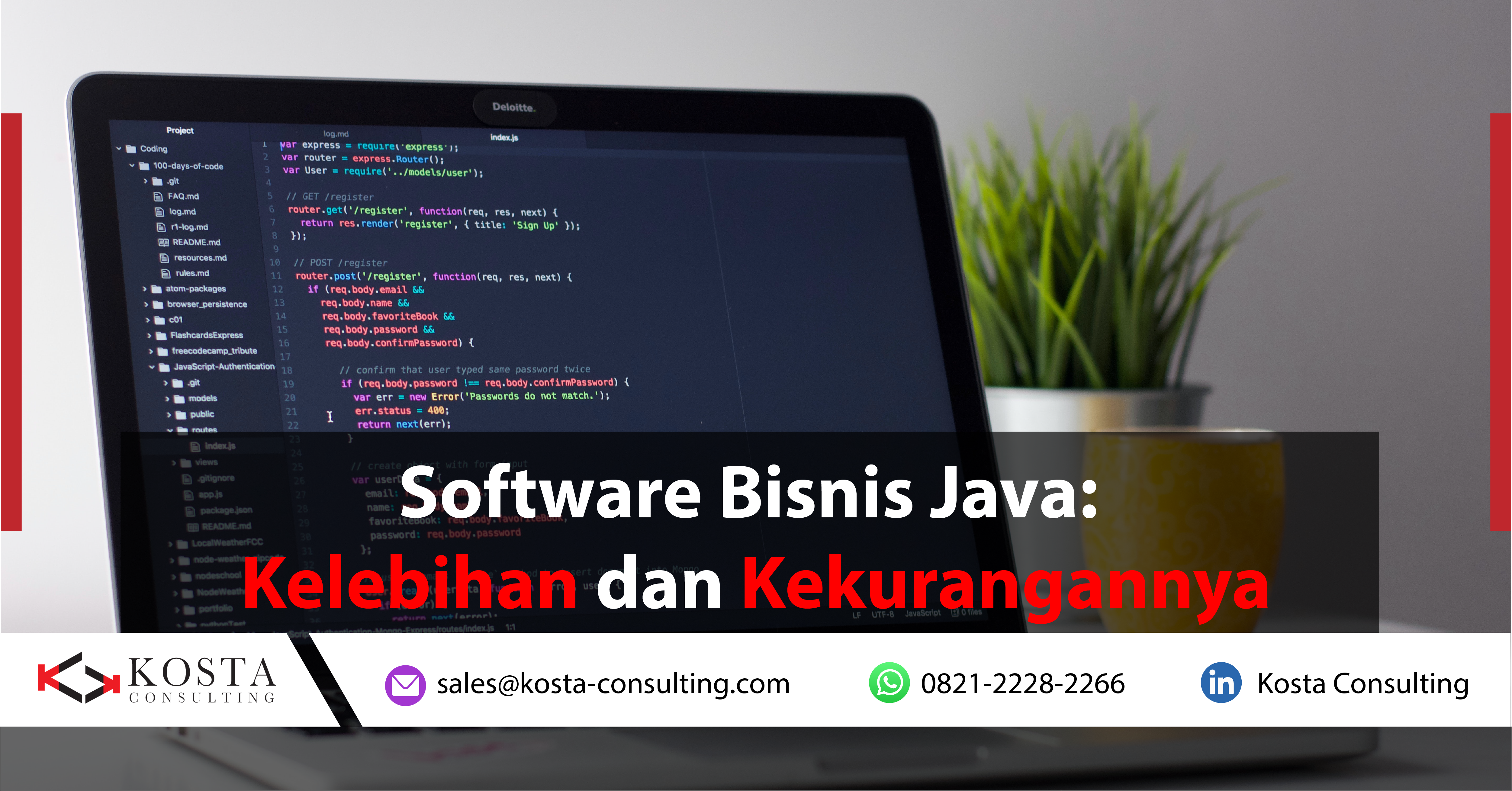 Software Bisnis Java: Kelebihan dan Kekurangannya