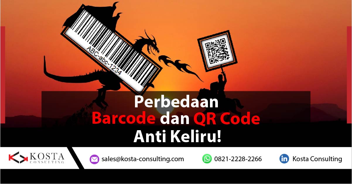 Perbedaan Barcode dan QR Code