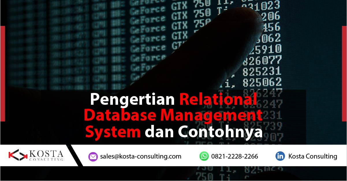 Pengertian Relational Database Management System dan Contohnya