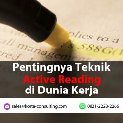 Pentingnya Teknik Active Reading di Dunia Kerja
