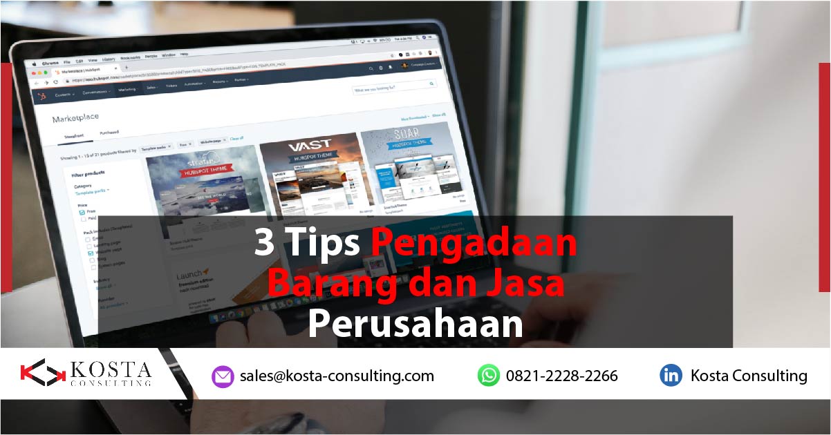 3 Tips Pengadaan Barang dan Jasa Perusahaan